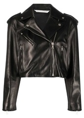Palm Angels zip-up leather jacket