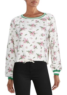 Pam & Gela Womens Floral Comfy Sweatshirt