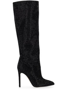 Paris Texas 105mm Holly Embellished Suede Tall Boots