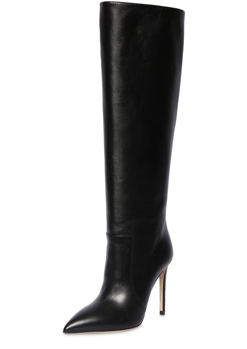 Paris Texas 105mm Leather Tall Boots | Shoes
