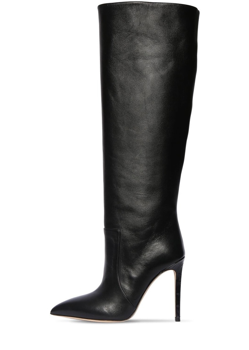 Paris Texas 105mm Leather Tall Boots | Shoes