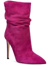 Paris Texas 105mm Slouchy Suede Ankle Boots