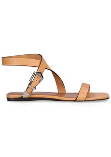 Paris Texas 10mm Lauren Leather Flat Sandals