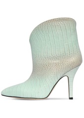 Paris Texas 90mm Iridescent Embossed Leather Boots