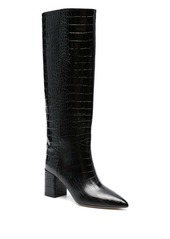 Paris Texas Anja 70mm crocodile-embossed boots