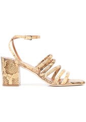 Paris Texas Carla snakeskin-effect high-heel sandals