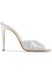 Paris Texas crystal-embellished high-heel mules