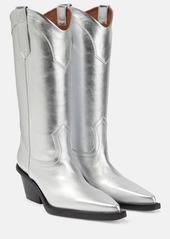 Paris Texas Dakota metallic leather cowboy boots