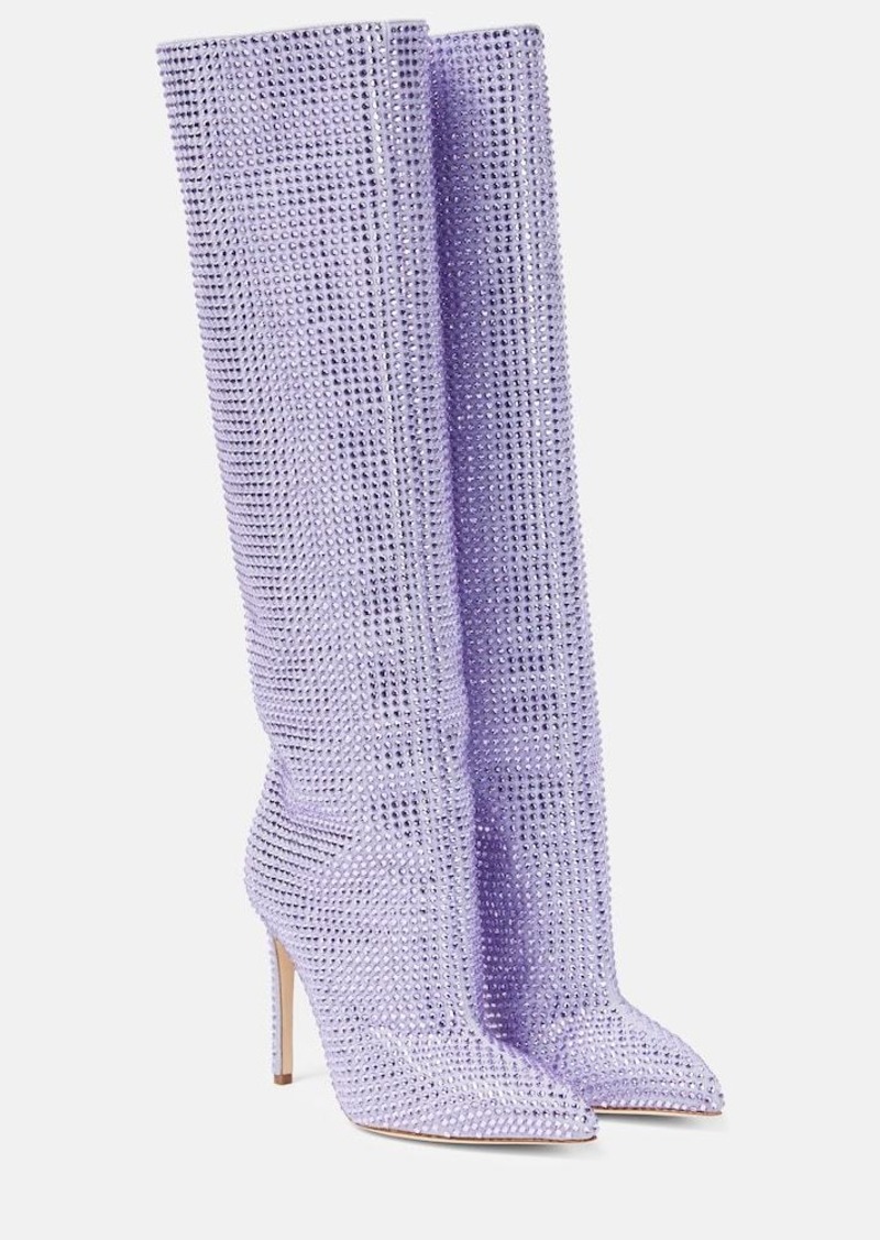 Paris Texas Holly embellished knee-high boots