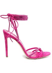 Paris Texas Holly Nicole 105mm lace up sandals