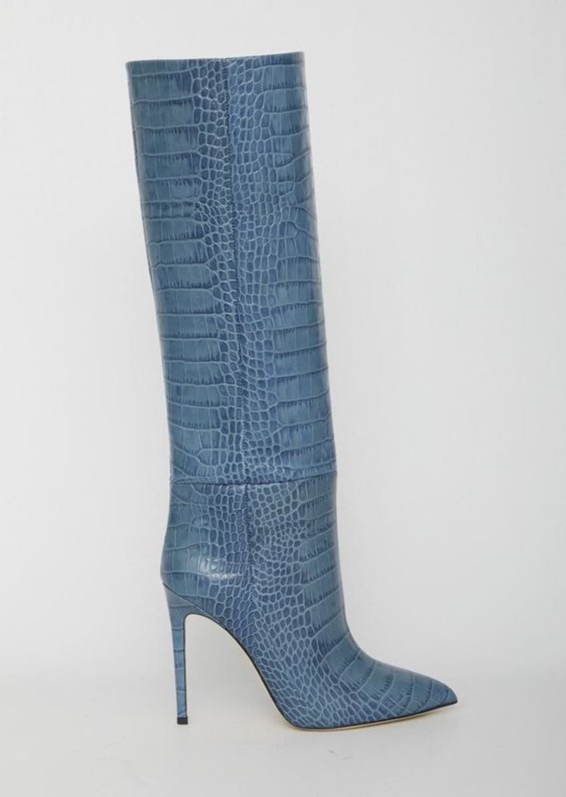 Paris Texas Light-blue leather boots