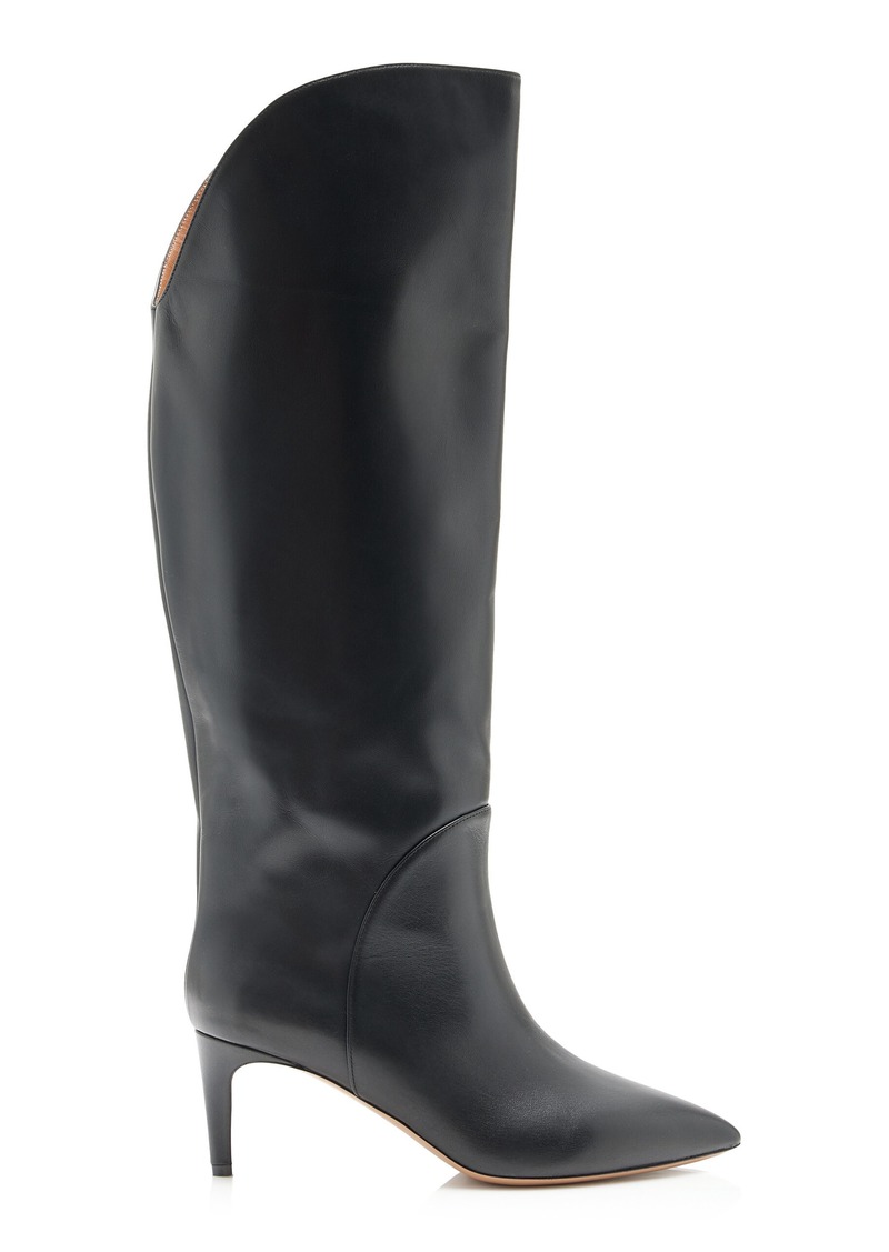 Paris Texas - Gaia Leather Boots - Black - IT 36 - Moda Operandi