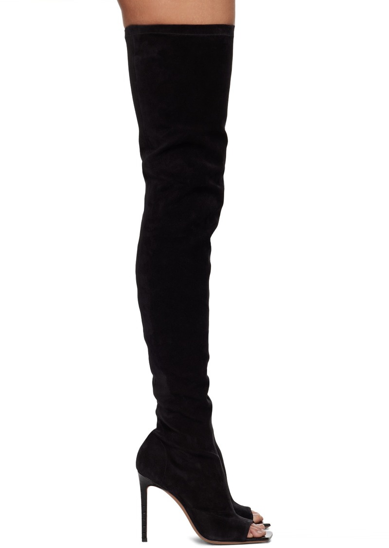 Paris Texas Black Amanda Tall Boots