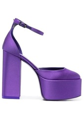 PARIS TEXAS Dalilah satin platform sandals