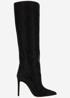 PARIS TEXAS HOLLY STILETTO BOOT WITH CRYSTALS