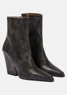 Paris Texas Jane leather ankle boots