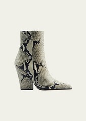 Paris Texas Jane Snake Zip Ankle Boots