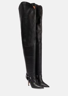 Paris Texas June leather over-the-knee boots