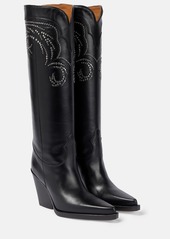 Paris Texas Knee-high leather boots