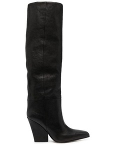 PARIS TEXAS Leather heel boots