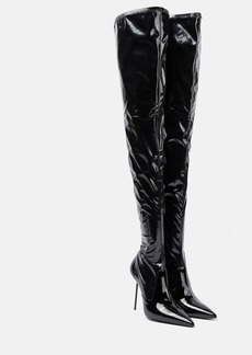 Paris Texas Lidia latex over-the-knee boots
