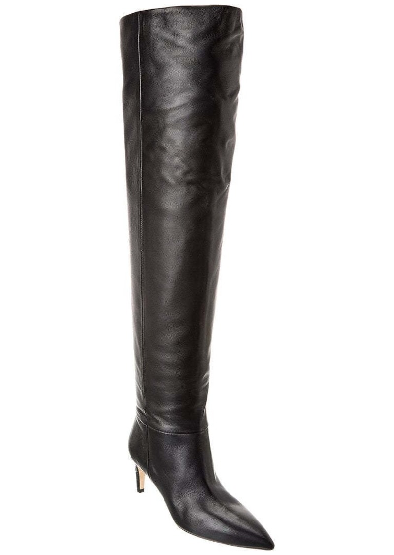 Paris Texas Stiletto Leather Over-The-Knee Boot