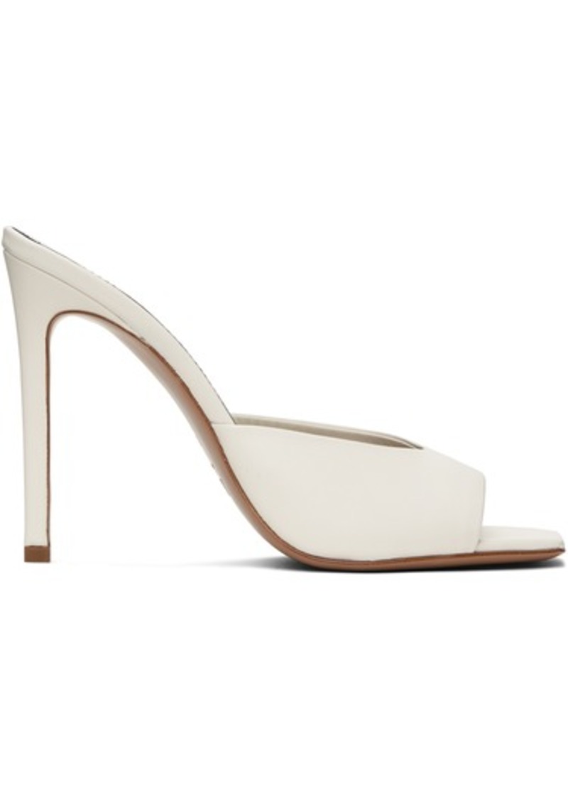 Paris Texas White Stiletto Heeled Sandals