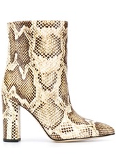 Paris Texas pointed snakeskin effect boots