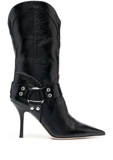 Paris Texas pointed-toe leather boots