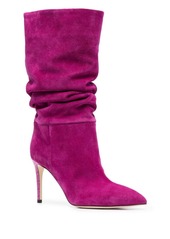 Paris Texas Slouchy pointed suede boots