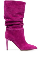 Paris Texas Slouchy pointed suede boots