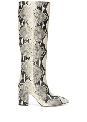 Paris Texas snake embossed 90mm boots