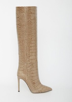 Paris Texas Taupe leather boots