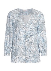 Parker Beverly Printed Silk Blouse