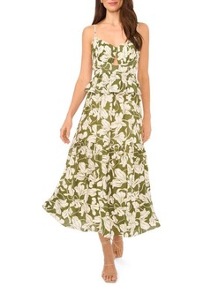 Parker The Lila Floral Tiered Midi Dress