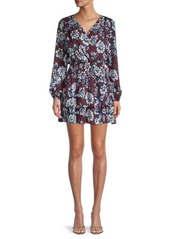 Parker Printed Wrap-Style Dress
