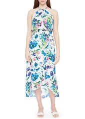 Women's Parker Dottie Floral High/low Silk Blend Dress
