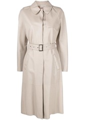 P.A.R.O.S.H. belted-waist single-breasted coat