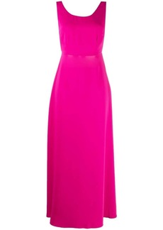 P.A.R.O.S.H. bow-fastening cut-out ankle-length dress
