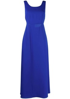 P.A.R.O.S.H. bow-fastening cut-out ankle-length dress