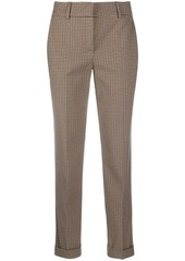 P.A.R.O.S.H. checked tailored trousers