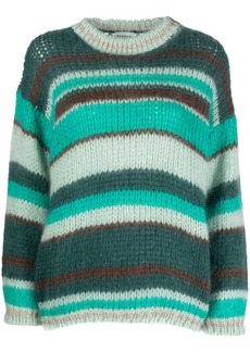 P.A.R.O.S.H. chunky-knit striped jumper