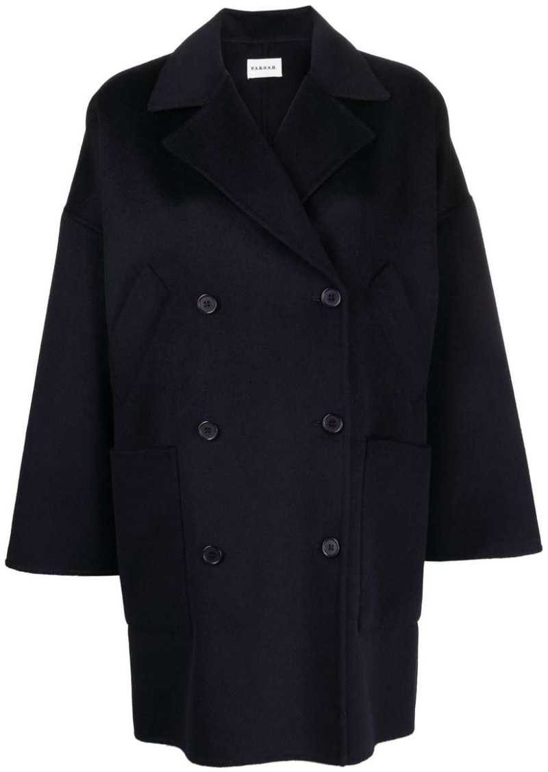P.A.R.O.S.H. double-breasted cashmere coat