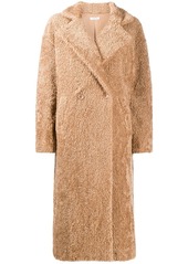 P.A.R.O.S.H. faux shearling double-breasted coat