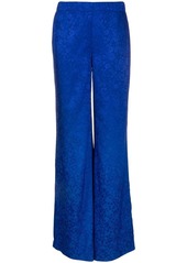 P.A.R.O.S.H. floral-jacquard wide-leg trousers