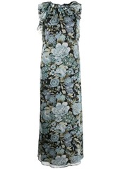 P.A.R.O.S.H. floral print maxi dress