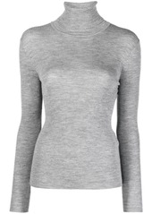P.A.R.O.S.H. high-neck ribbed-knit wool top