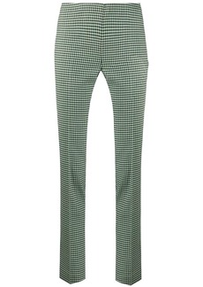P.A.R.O.S.H. houndstooth virgin wool-blend trousers