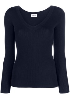 P.A.R.O.S.H. Leila knitted V-neck long-sleeve top