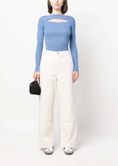 P.A.R.O.S.H. multiple-pockets high-waisted trousers